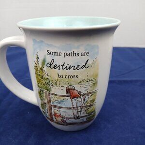 Disney Winnie the Pooh Mug 16 oz “Some Paths Are Destined to Cross”